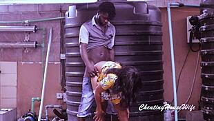 Horny milf gets fucked outdoors