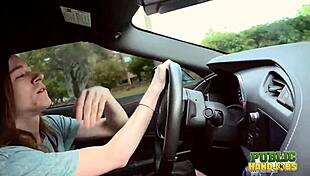 blonde fame seeker odette delacroix auditions with public park handjob