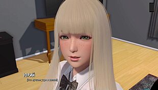complete gameplay of ripples part 1 with cute blonde teacher