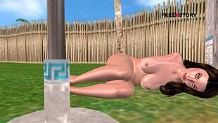 Why does cute girl masturbate with cucumber?