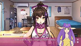 Ninnin Days Part 2: Ninja Panties Tease Big Asian Tits