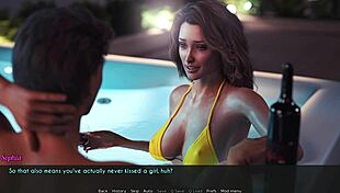 Sweet Sam, wanna kiss in this 3D wife game?