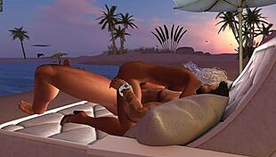 I have a new lover part iv, but it's a cartoon sex thing