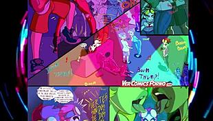 cartoon party fun with friends and games