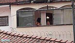 I fucked my friend on the porch