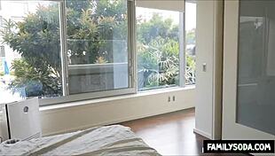 Stepfamily sex with stepsiblings sucking cock