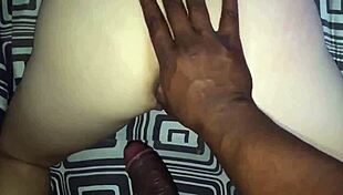 Big butt milf takes doggy fucking from big black dick