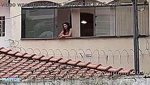 I fucked my friend on the porch