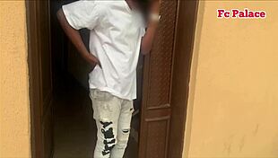 I finally fucked my seductive ebony neighbor in the garden!