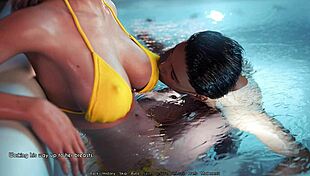 Sweet Sam, wanna kiss in this 3D wife game?