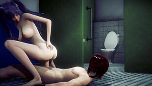 keqing gets fucked twice with creampie in genshin hentai