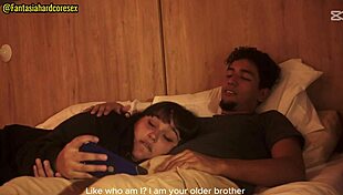 Watching anime with my stepsister, I deepthroated her chubby mouth 😏