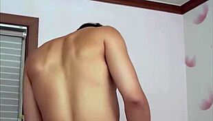 Hungry young woman fucking big cock at home, monster dick with long hair and big tits.