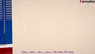 Rem fucks naked maid with big boobs in POV!