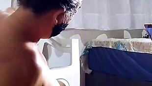 i feel so exposed masturbating with this huge dildo in the recording section, ripping my panties and lingerie off