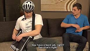 Gay Sexonly Top Spreads Courier For Bareback