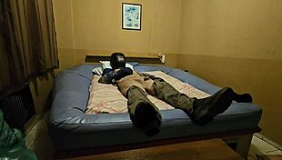 Married welder gets PISSED and CUMMED on!