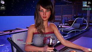 In this hentai gameplay, Sunshine Love gets cumshot after handjob with big cock