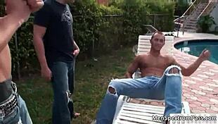 intense gay threesome sucking and fucking with horny guys 😈