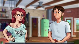 Summertime Saga 64 with Big Tits Anime Hentai Action!