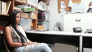 hot bffs bonnie grey maya bijou caught shoplifting punished in garage