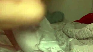 sexy asian laci aioki humps pillow to orgasm