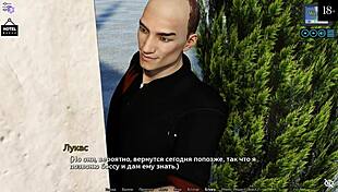 In this hentai gameplay, Sunshine Love gets cumshot after handjob with big cock