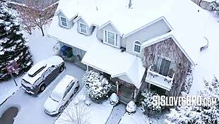 i fucked my shivering stepsister brutally in the harsh winter snow, it was so nasty