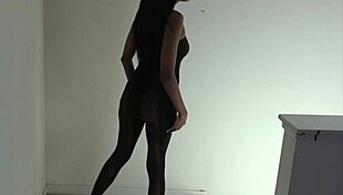 Bold Groping Of Pantyhose Ass In Time Stop Fetish