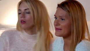 Abby Cross And Blake Eden Share Emotional Modeling Before Lesbian Desires In 4K.