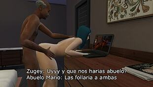 the grinch is an old man in anime hentai, but i meant grich oops