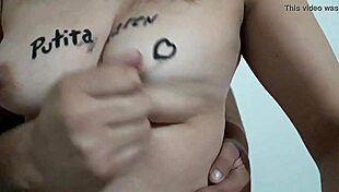 amateur touches tits and nipples