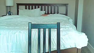 This milf in cosplay chats online while fingering her slutty pussy