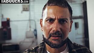 Sovereign syre deepthroats and sucks cock bent over