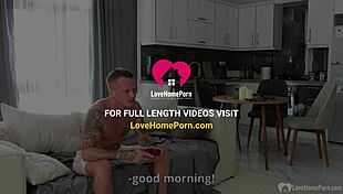 tattooed brunette babe distracts with big booty cowgirl