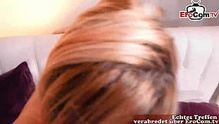 Blonde Big TITS SLUT FUCKS On German HOUSE VISIT DATE