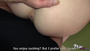 That teen cocksucker made me cum right after her orgasm!