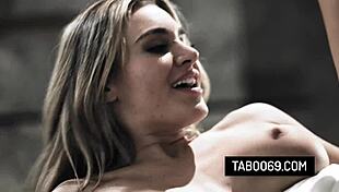 Blonde Milf Cheats in Threesome