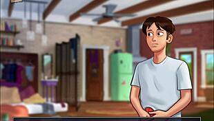 Summertime Saga 64 with Big Tits Anime Hentai Action!