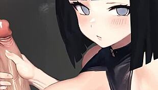 I love Hinata's hot handjob from my POV