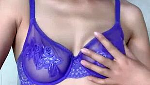 Big breasted woman masturbates in toilet, is your cock hard