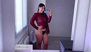 Trying on see-through tops in Spanish fashion haul