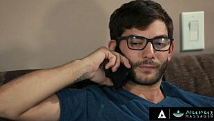 Nurumassage Masseuse Teases With Huge Cock Massage