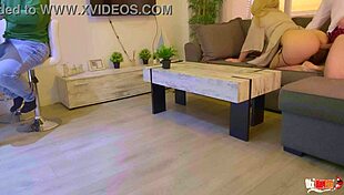 I screwed my mother-in-law behind her husband's back. He was on the phone, clueless!