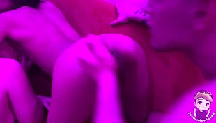 Gia exclaims as two strippers share monster cock and cum in reality scene