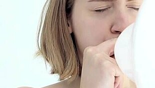 Young Babe Blows Balloon