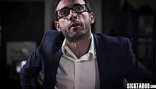 confused busty milf is used by a group of guys in an intriguing way