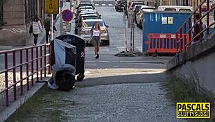 Fetish babe toys herself and gets anal creampie 😈