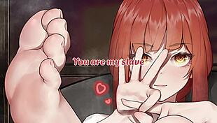 joi makimas slave training with femdom humiliation and feet