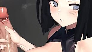 I love Hinata's hot handjob from my POV